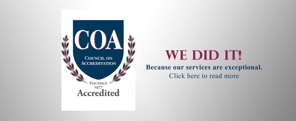 Link to read more about our COA accreditation