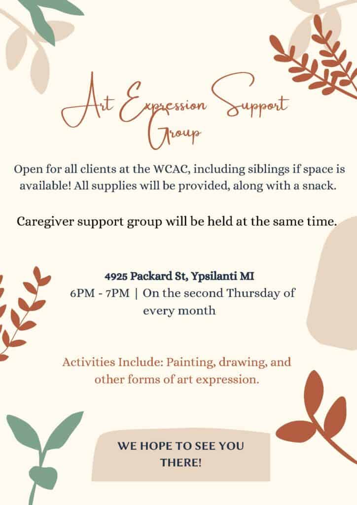 WCAC Event-Art Expression Support Group